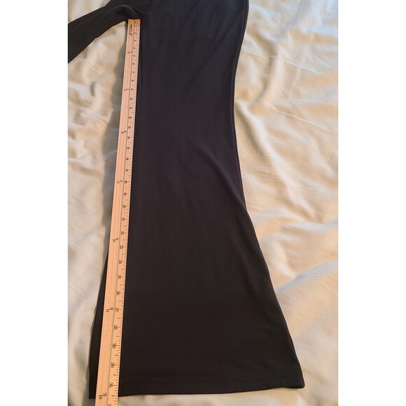 American Eagle Straight Leg Kick Boot PullOn Stretch Sz M Black Pants Minimalist - Picture 6 of 12